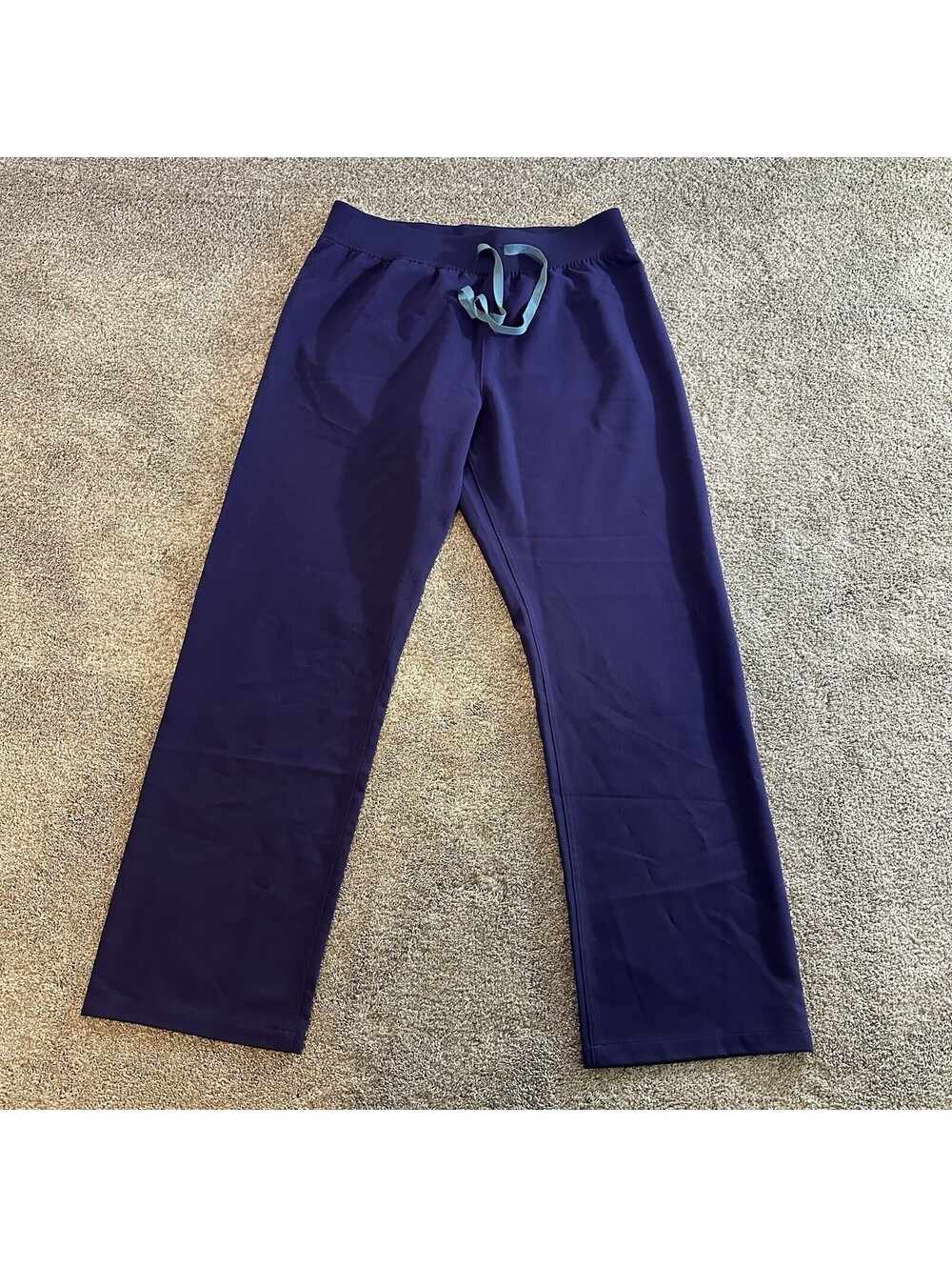 Women’s FIGS Technical Collection 1000210R Wide Leg Scrub Pants Size L Purple